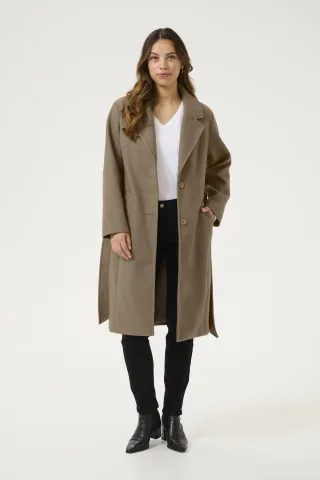Jacke Straight fit sand