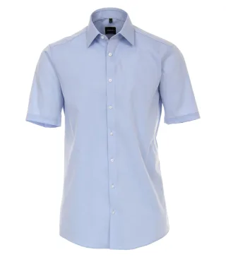 VENTI - Businesshemd Kurzarm blau - Gr. - 43