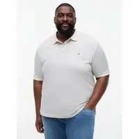 Tommy Hilfiger Big & Tall Poloshirt BT-MICROPRINT PIQUE REGULAR mit geometrischem Muster, Große Größen