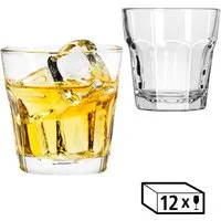 LIBBEY Gläser-Set Rocks Glas -GIBRALTAR- 207 ml, Ø: 8 cm, H: 8 cm, 12er Set, 12-tlg., Glas, hochwertig verarbeitet, im modernen Design