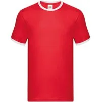 Fruit of the Loom Rundhalsshirt Fruit of the Loom Valueweight Ringer T