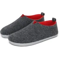 Home & Joy vegan & recycled Comfort Filz unisex Hausschuh (hohe Hüttenschuhe, Fußbett entnehmbar, weich & warm gefüttert, bequem) Pantoffeln Latschen Schlappen Slipper Pantoletten Winter rutschfest