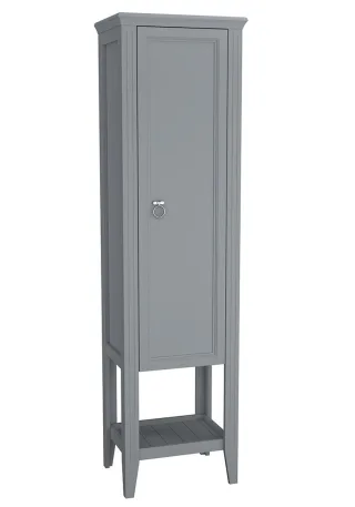 VitrA Valarte Hochschrank Breite 54 cm Höhe 197 cm 1 Tür Türanschlag rechts Grau Matt,62244 62244