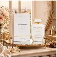 TOM EDWARD Eau de Parfum Tom Edward Vogue for Her Luxus Damenduft Blumig Holzig Weich e100 ml, Hergestellt in UK, Premium Damenduft, Langanhaltend, Schone Verpackung