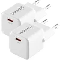Power Adapter W30C 2-pack GaN, Ladegerät weiß, 30Watt
