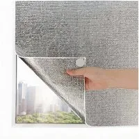 Diwzbyn Sonnenschutz-Fensterfolie für Glasfenster Wärmedämmfolie Fenster 8mm Doppelte Aluminiumblasen