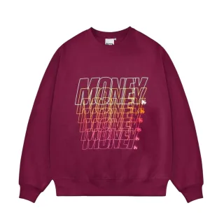 Money - Sweatshirt für Herren (Pflaume)