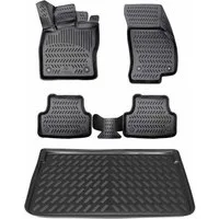 ELMASLINE Auto-Fußmatten & Kofferraumwanne Set für MAZDA CX-30 2019-2026 [DM] - Geruchlos, für Mazda CX-30 - Extra hoher Rand für mehr Schutz