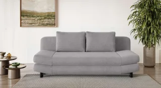 Home affaire 3-Sitzer "LENNARA Schlafsofa mit Bettkasten, Maße B/T/H: 209/96/86 cm" Sofa mit Wellenunterfederung, hoher Sitzkomfort