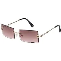 BEZLIT Eyewear Sonnenbrille Moderne Designer Damen Herren Sonnenbrille (1-St) mit Grün, Rot, Blau, Braun und Grauen Linsen