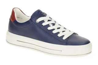 ara 12-23003 91 Canberra 3.0 Damen Halbschuhe Blau Ink/Cherry Bequeme Schn?rs...