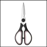 LIVINA HOME Haushaltsschere Multifunktions-Küchenschere aus Edelstahl, Schwarz, (1-tlg), Universalschere, Allzweckschere, Küchenschere mit Öffner