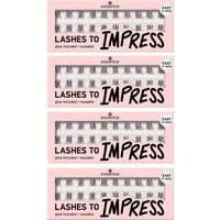 Essence Einzelwimpern essence LASHES TO IMPRESS 07, Packung, 4 tlg., mit Volumeneffekt