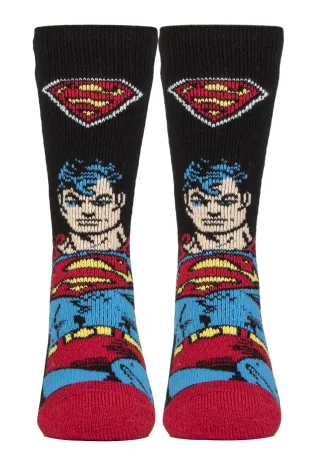 Herren Superman Socken | Heat Holders Lite | DC Universe Neuheit Thermosocken für Winter - Superman