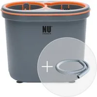 SPÜLBOY® Geschirrspüleinsatz Gläserspülgerät Glasspülautomat SPÜLBOY NU® portable grau/orange