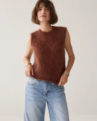 Summum - Spencer Kid mohair knit Toffee - Gr. - M
