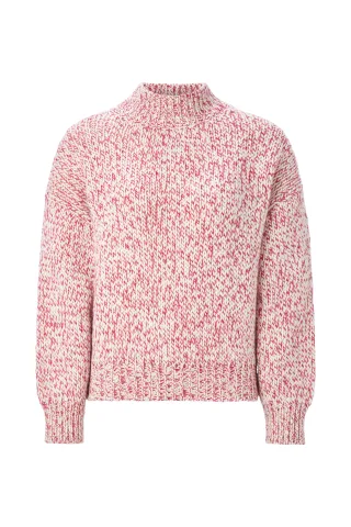 Rich & Royal - Crew-Neck Slubyarn holiday red - Gr. - M