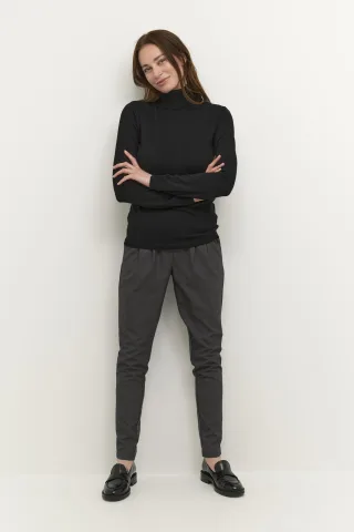 Strickpullover Slim/ Regular fit black