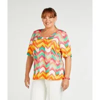 Mona Lisa REDLINE Oversize-Shirt