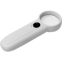 Bolwins Handlupe C34C Handlupe Lupe mit Licht 2 LED Leselupe für Senioren 15 Fach, Einzelset, 1-tlg., Handlupe, 15-fache Vergrößerung, 2 LED-Lichter