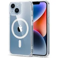 CoolGadget Handyhülle Premium Silikon Handy Case für iPhone 14 Plus 6,7 Zoll, Hülle Transparent Schutzhülle kompatibel mit MagSafe Zubehör