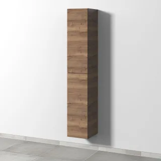 Sanipa 3way Hochschrank mit 2 Türen, Eiche-Tabak SM09050