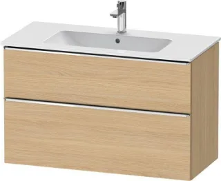 Duravit D-Neo Waschtischunterbau wandhängend Natur Eiche Matt 1010x462x625 mm - DE4363010300000 DE4363010300000