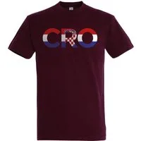 Youth Designz T-Shirt Kroatien Herren T-Shirt im Fußball Look mit CRO Frontprint
