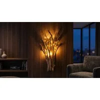 Möbel Bressmer Wandleuchte BAKA Holzwandlampe,Handarbeit Treibholzlampe,dekorative Wandleuchte