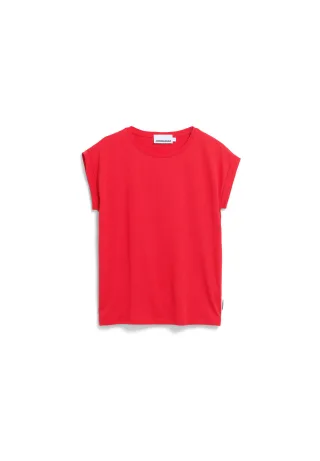 Armedangels - JILAANA T-SHIRT mars red - Gr. - S