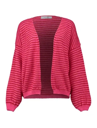 HaILYS - LS P CD Ir44ina pink/red stripe - Gr. - XL