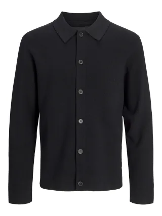 JACK&JONES - JPRBLAMILANO SPRING KNIT CARDIGAN black - Gr. - S