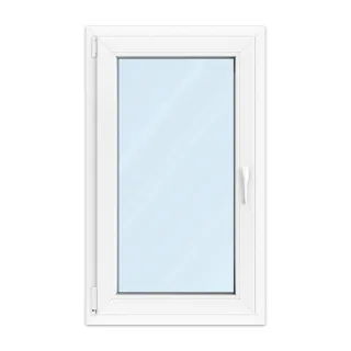Einbruchsichere Fenster mit Sicherheitsverglasung, Kunststoff, aluplast IDEAL 4000, Weiß, 600 x 1000 mm, 2-fach Verglasung