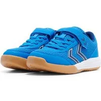 hummel MULTIPLAY FLEX VC JR Hallenschuh Indoor Sportschuhe mit Klettverschluss, nicht abfärbende Sohle