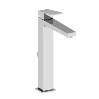 VitrA Minimax Square Einhebel-Waschtischmischer mit Ablaufgarnitur BluEco Höhe 31 Chrom,A43725ENGX A43725ENGX