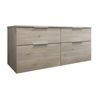 Burgbad Waschtischunterschrank Eqio 619x1400x550 Eiche Dekor Flanelle, SGUU140LF2632 SGUU140LF2632