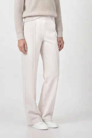 monari - Hose mit Schriftband pearly - Gr. - 38