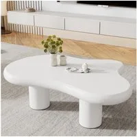 Merax Couchtisch in Wolkenform (1-St), Beistelltisch Scandi Wohnzimmertisch Kaffetisch, 97x67x32cm