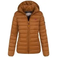 Geographical Norway Steppjacke Damen Herbst Jacke Steppjacke Outdoor leicht Kapuze Übergangsjacke
