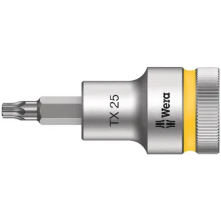 Wera 8767 C HF TORX Zyklop Bitnuss mit 1/2"-Antrieb mit Haltefunktion Gelb - 05003831001