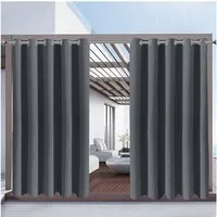BTTO V&G Outdoorgardine Outdoorvorhang Wasserdicht,Gardinen mit ösen (1 St), abdunkelnd, Winddicht