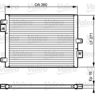 Valeo Klimakondensator Porsche 911 996 997 Boxster 987 Cayman 987