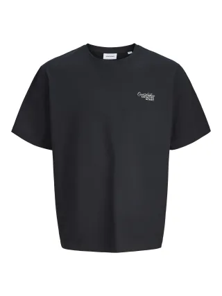 JACK&JONES - JJROAR TEE SS CREW NECK JNR Black - Gr. - 140