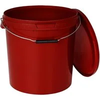 BENBOW Putzeimer Eimer mit Deckel 30 20 10 5 3 1 0,5 L Viele Farben Lebensmittelecht, (1-tlg., PZH-, BRC- und DIN-ISO-zertifiziert), für Lebensmittel, Farben, Chemikalien