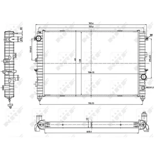 NRF Motork?hler gel?tet Land Rover Discovery 4,0
