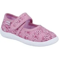 Richter Mia Hausschuh Klettschuh, Kindergartenschuh, mit Label, Größenschablone zum Download