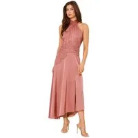 LIPSY Partykleid Lipsy Ausgestelltes Midaxikleid mit Stickerei (1-tlg)