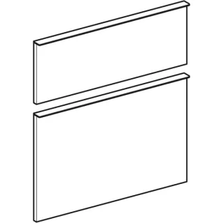 Geberit Schubladenfront Weiß 598851000