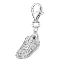 Glanzstücke München Charm-Einhänger Sneaker silber, mit Zirkonia