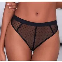 Vivance by Lascana String Ava aus transparentem Mesh in Pünktchen-Optik, transparente Unterwäsche